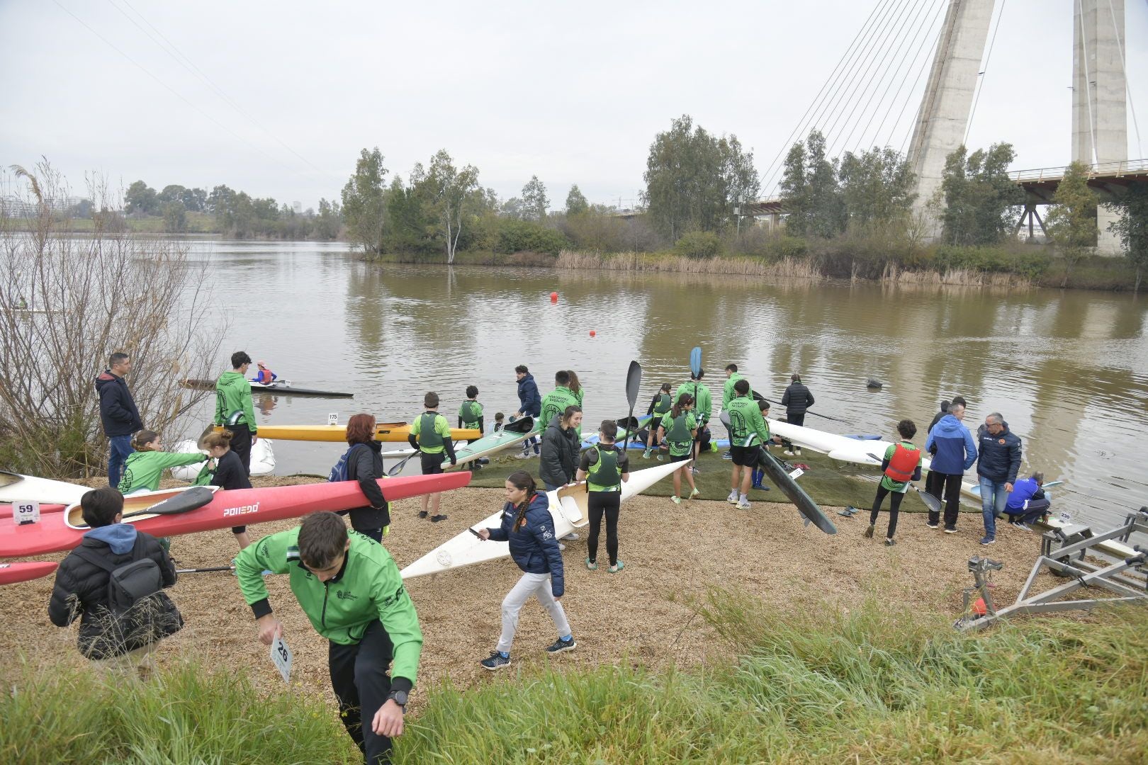 Fotos | La primera regata de piragüismo del circuito de los Judex de 2025 en el Guadiana