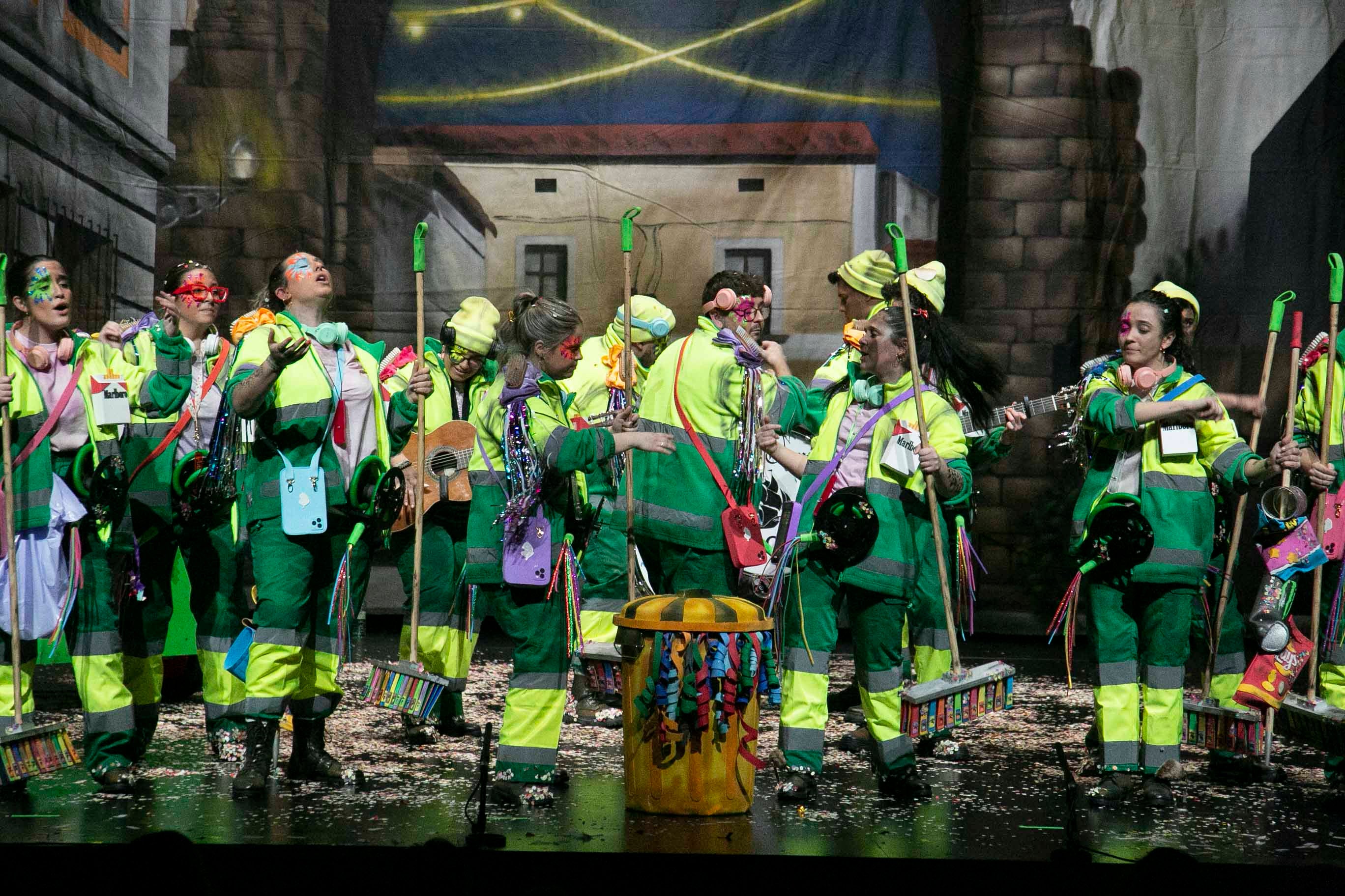 Fotos | La segunda preliminar del concurso de agrupaciones del Carnaval Romano