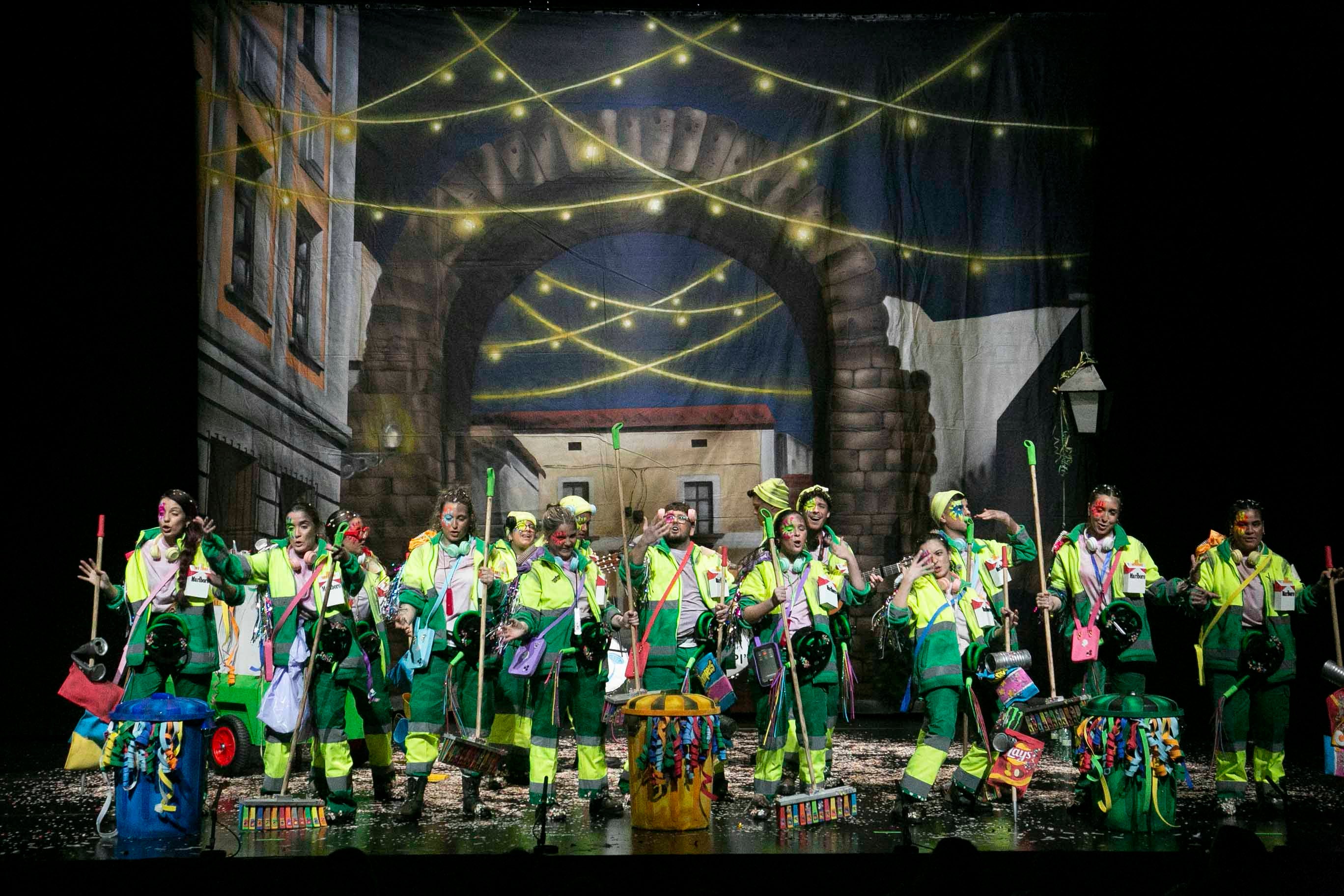 Fotos | La segunda preliminar del concurso de agrupaciones del Carnaval Romano