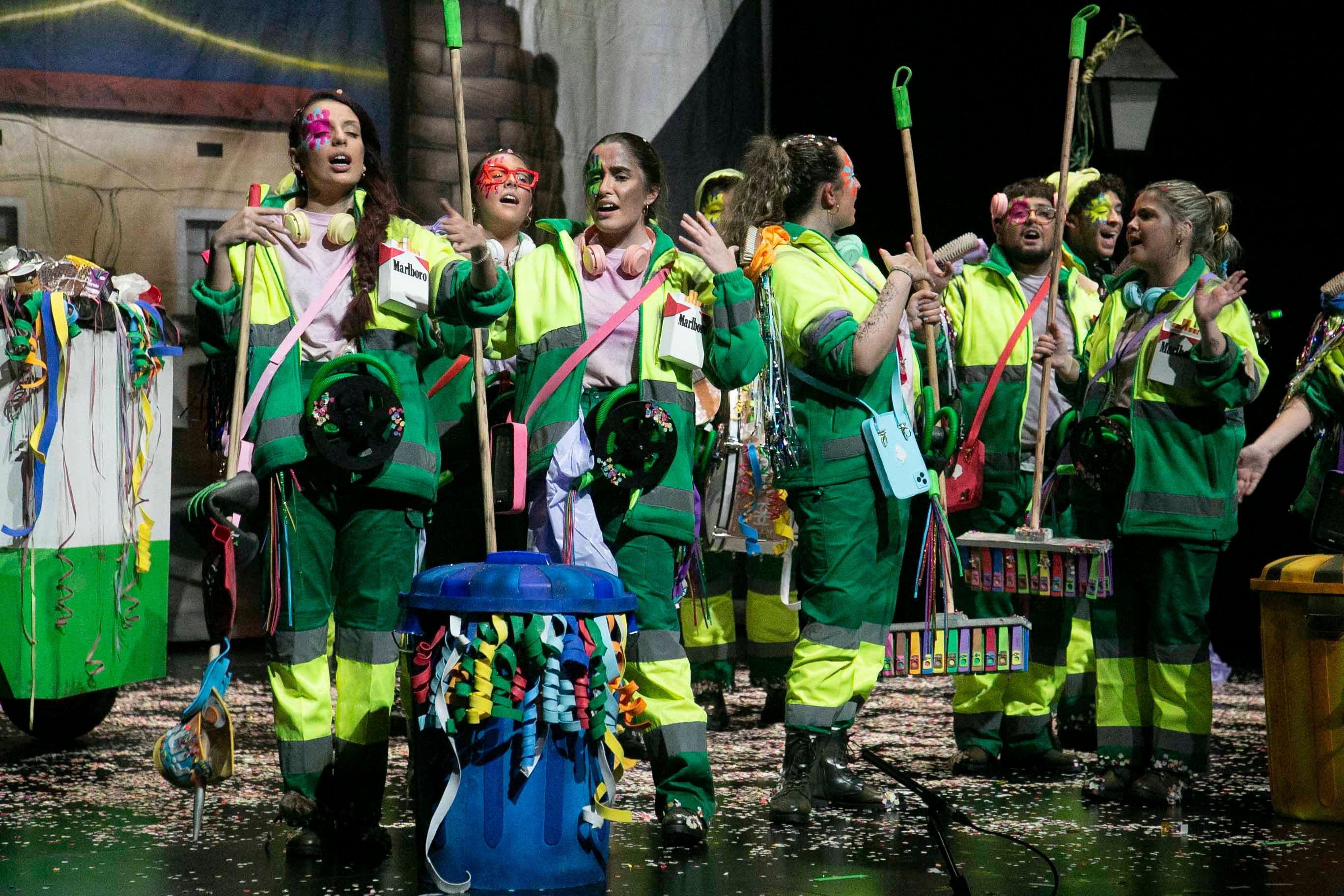 Fotos | La segunda preliminar del concurso de agrupaciones del Carnaval Romano