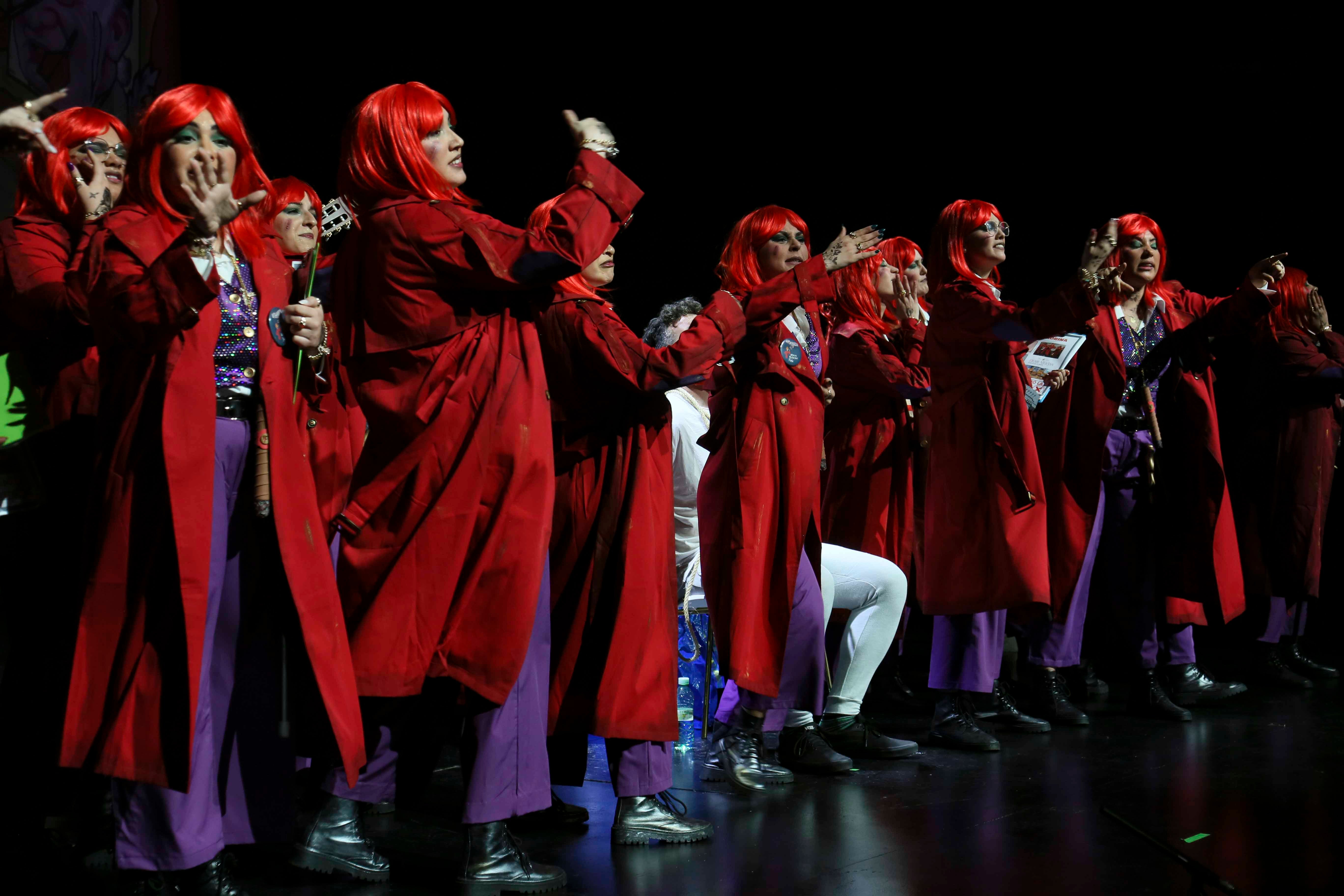 Fotos | La segunda preliminar del concurso de agrupaciones del Carnaval Romano