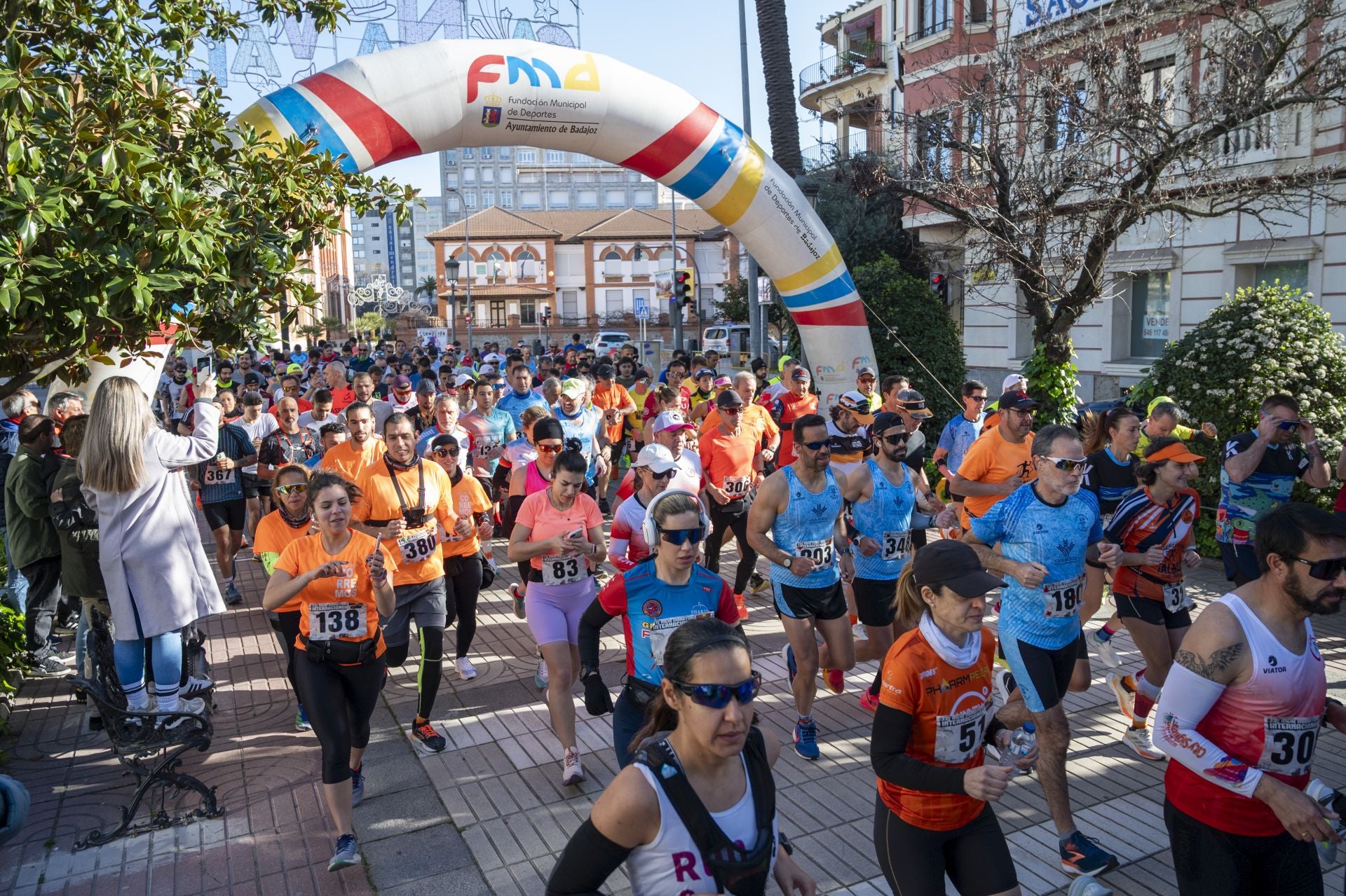 Carlos Gazapo y Raquel Cabaço se imponen en la media maratón Badajoz-Elvas