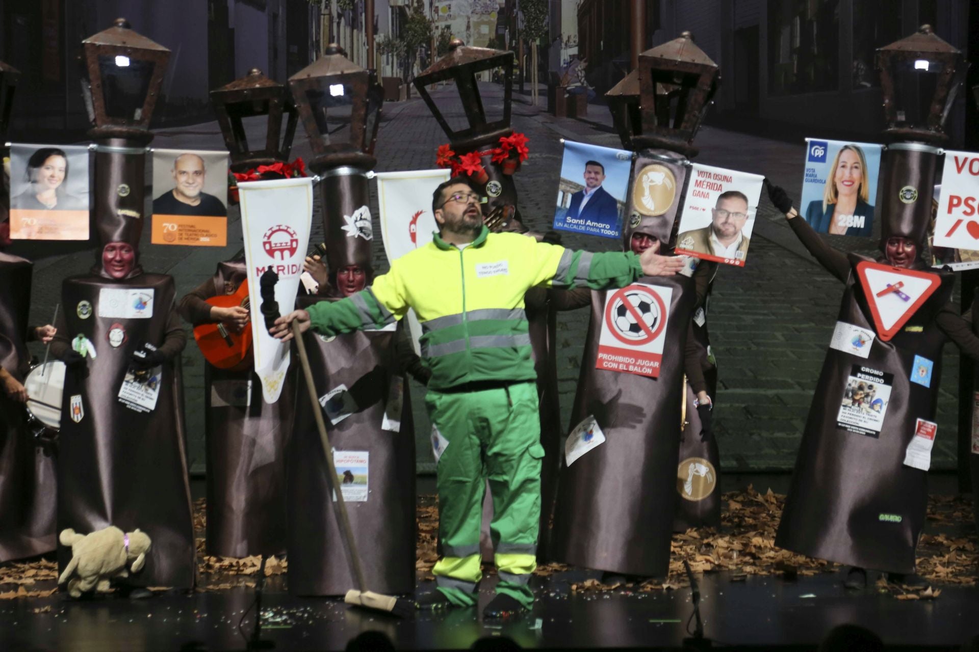 Actuación de Los paveras