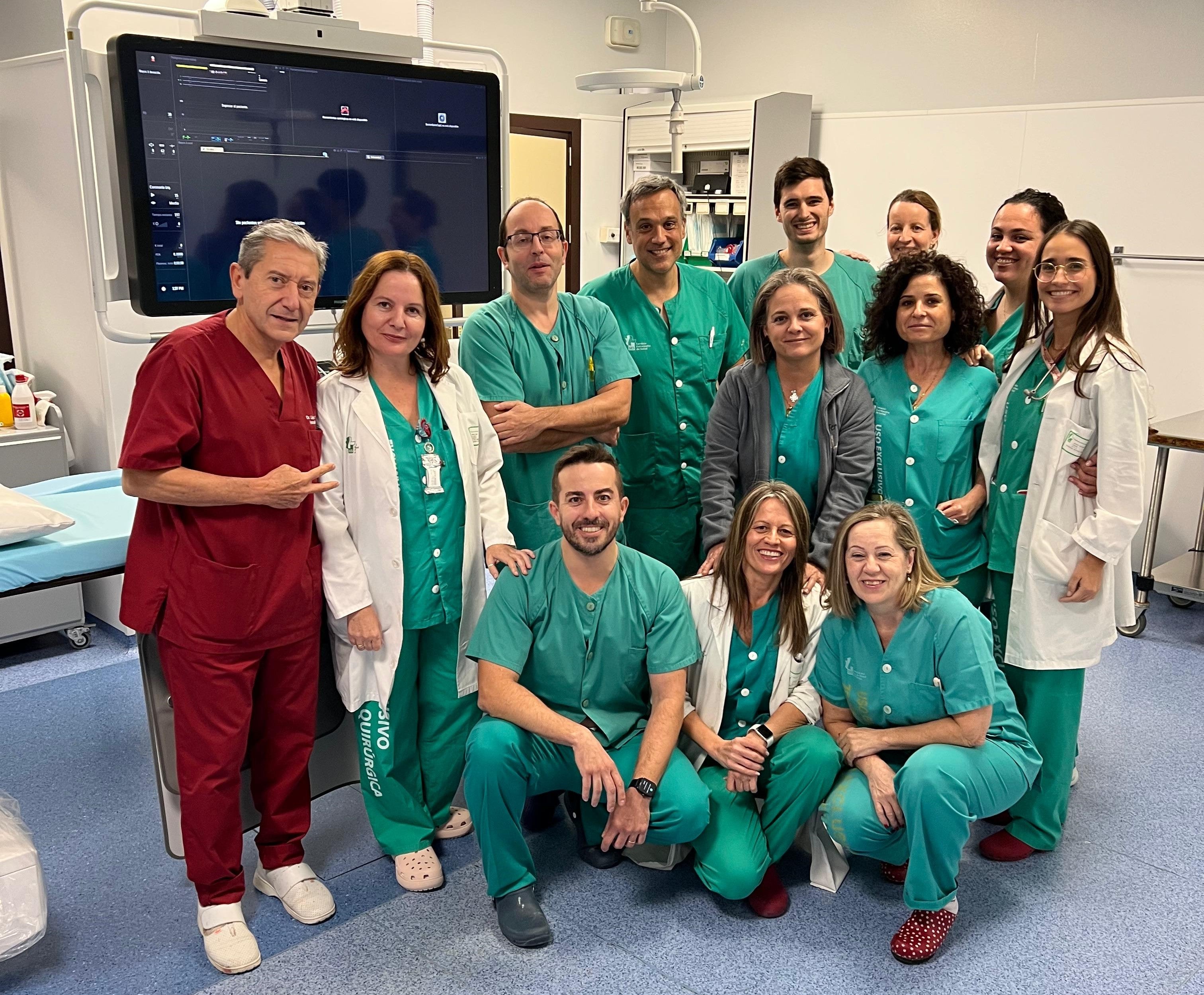 Equipo de cardiología del Hospital Universitario de Badajoz