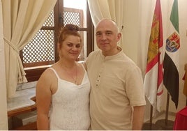 Oriana y José contrajeron matrimonio con 40 y 45 años en el Palacio de la Isla el pasado mes de mayo.