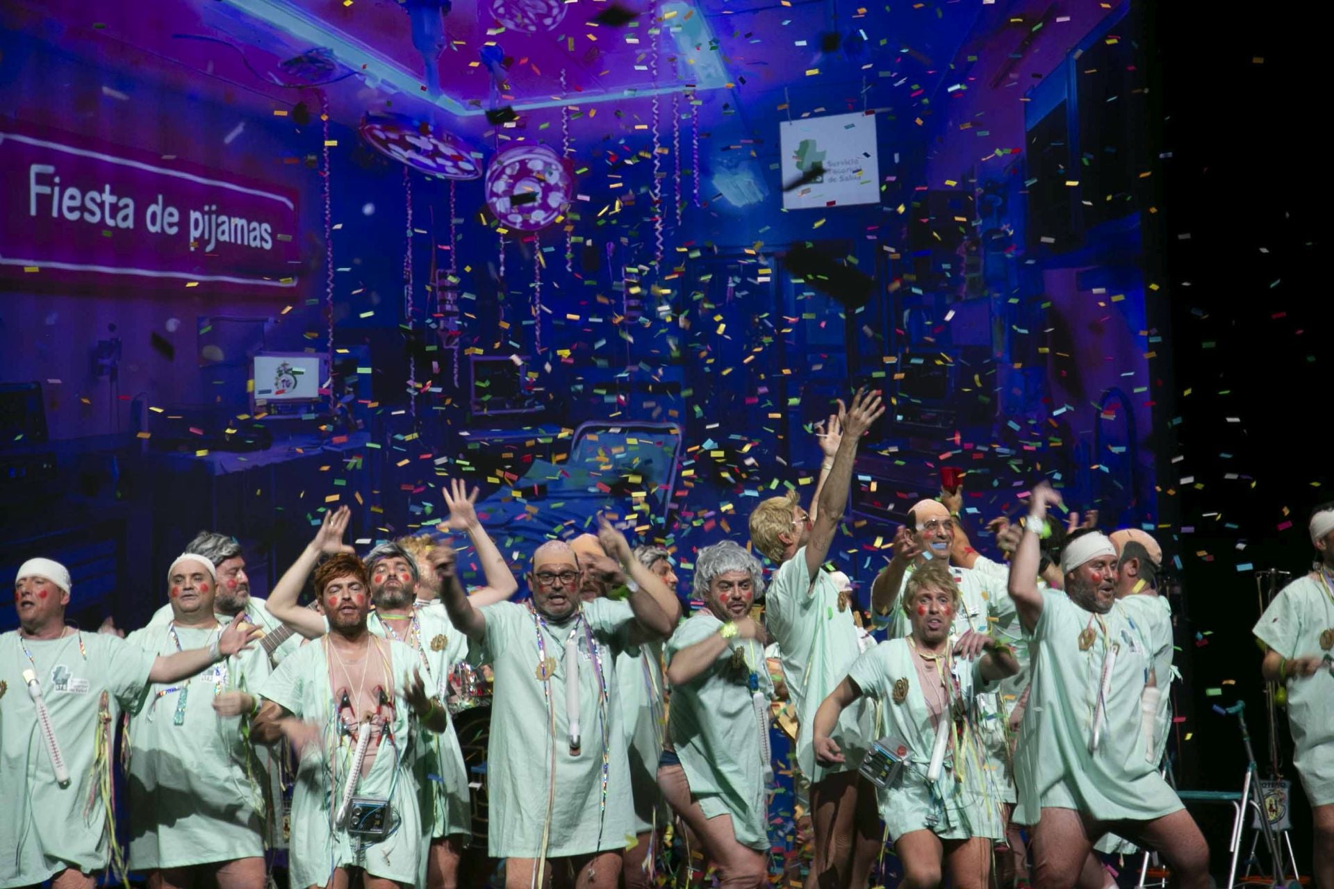 Primera semifinal del Carnaval Romano, en imágenes