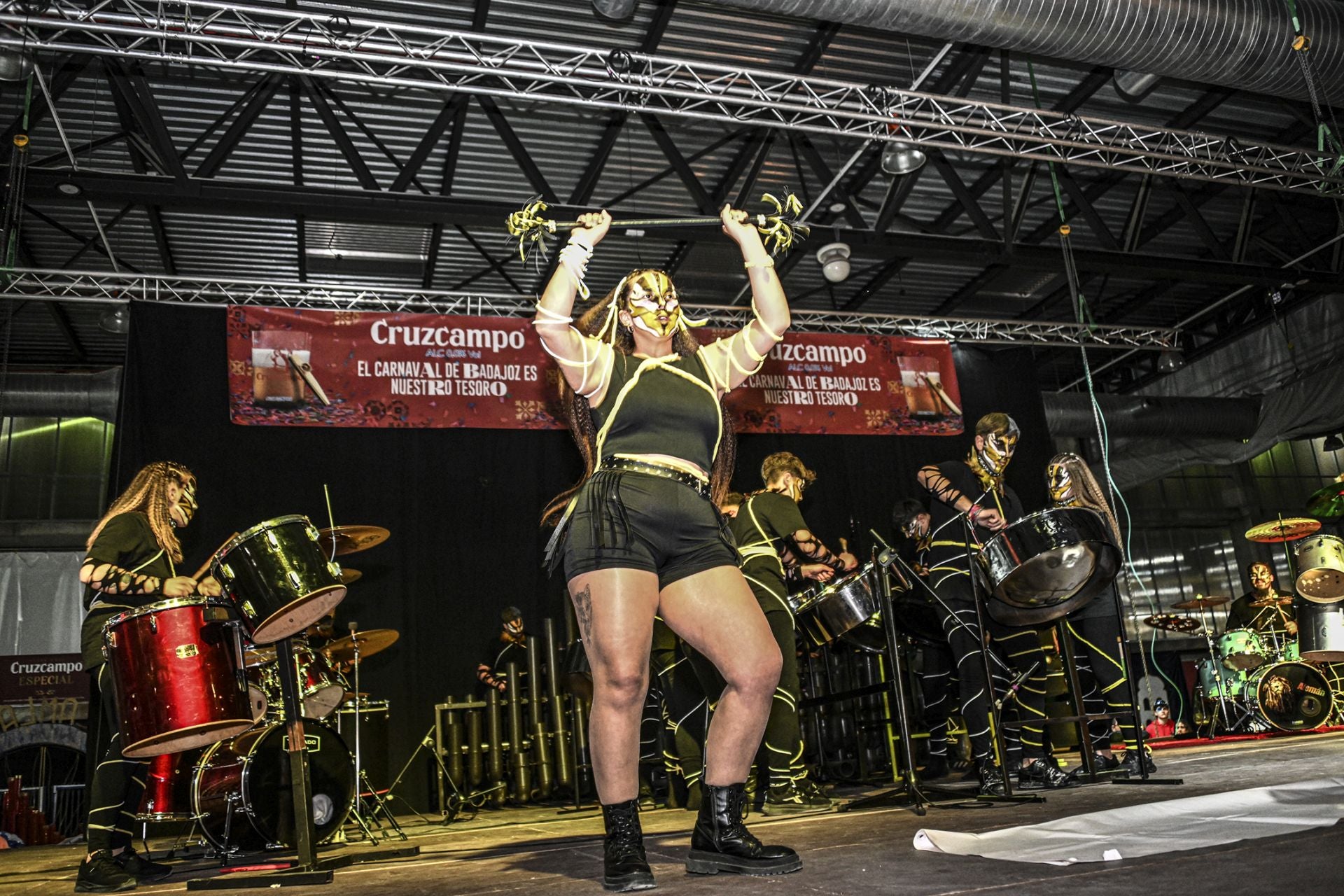 La Tamborada del Carnaval de Badajoz, en imágenes