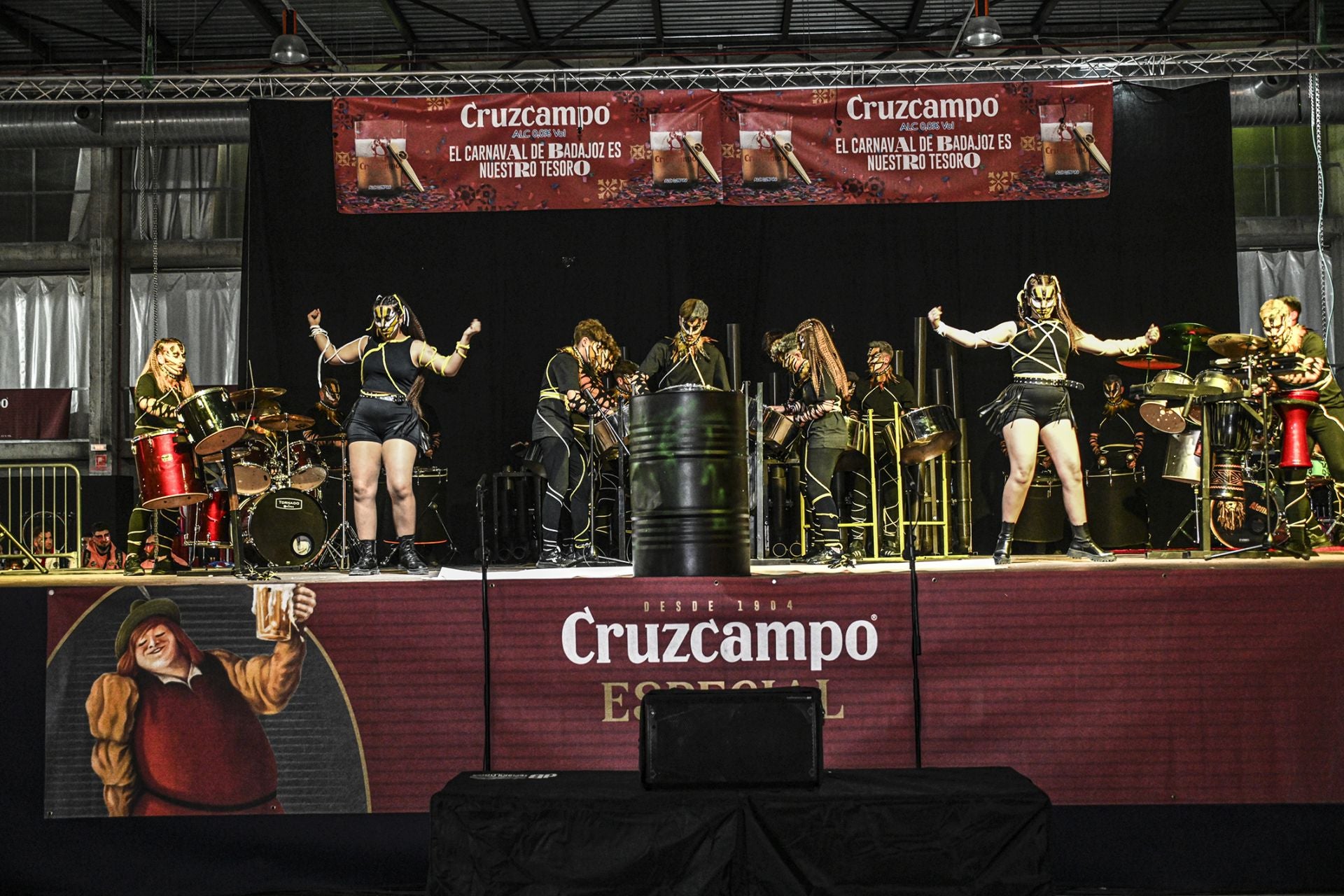 La Tamborada del Carnaval de Badajoz, en imágenes