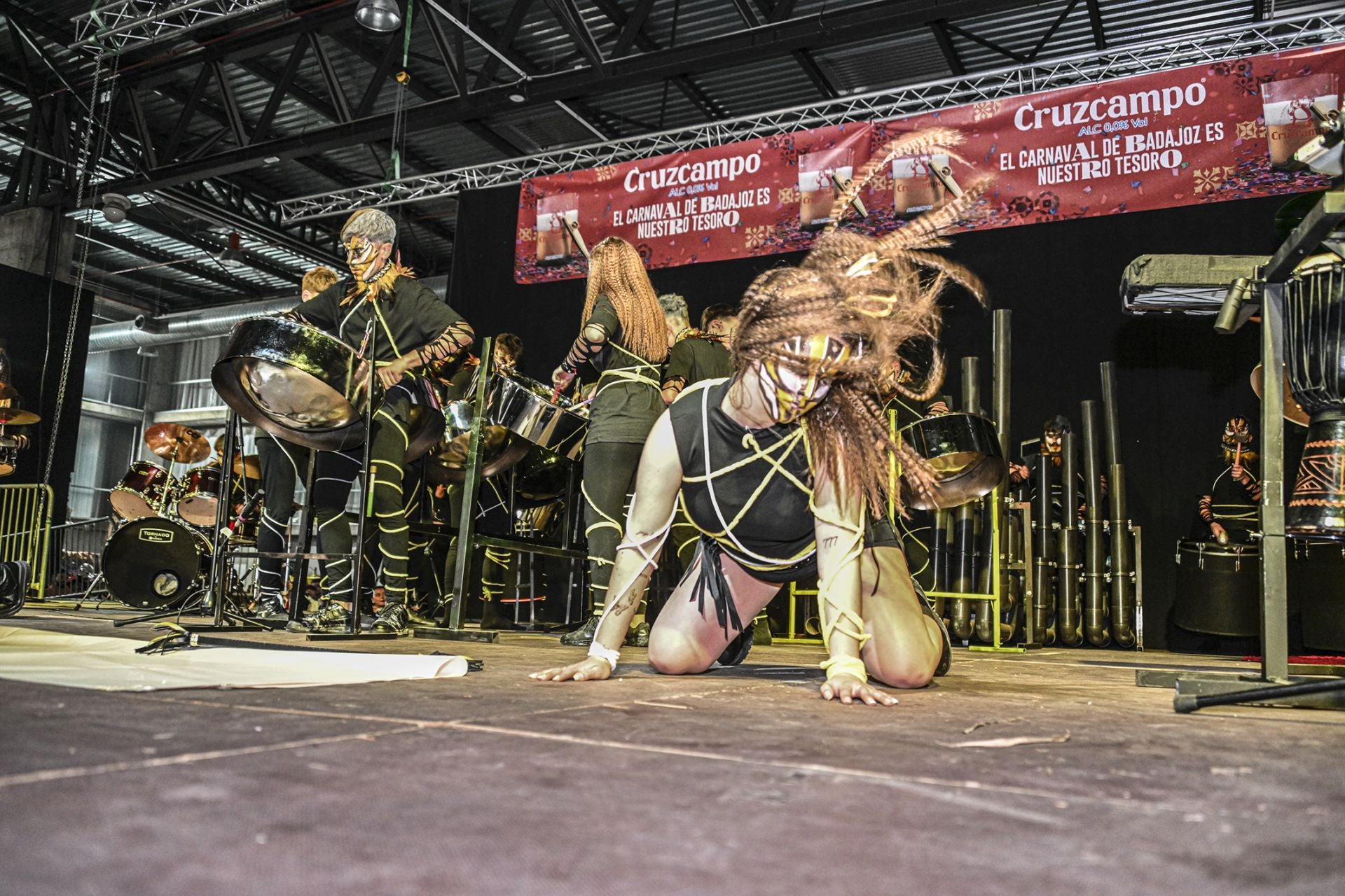 La Tamborada del Carnaval de Badajoz, en imágenes