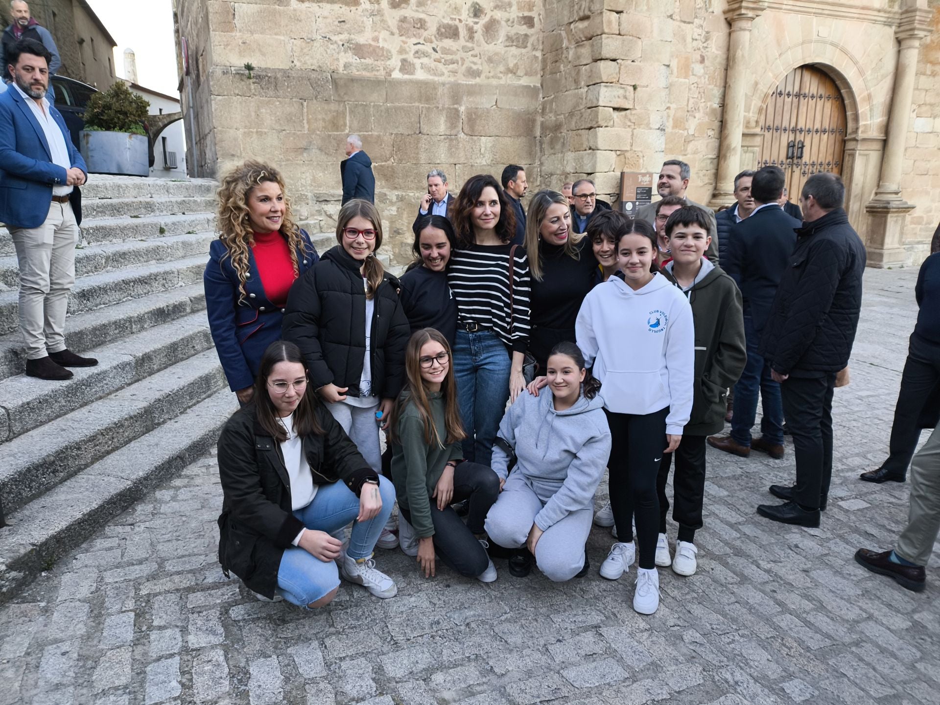 María Guardiola e Isabel Díaz Ayuso visitan Trujillo