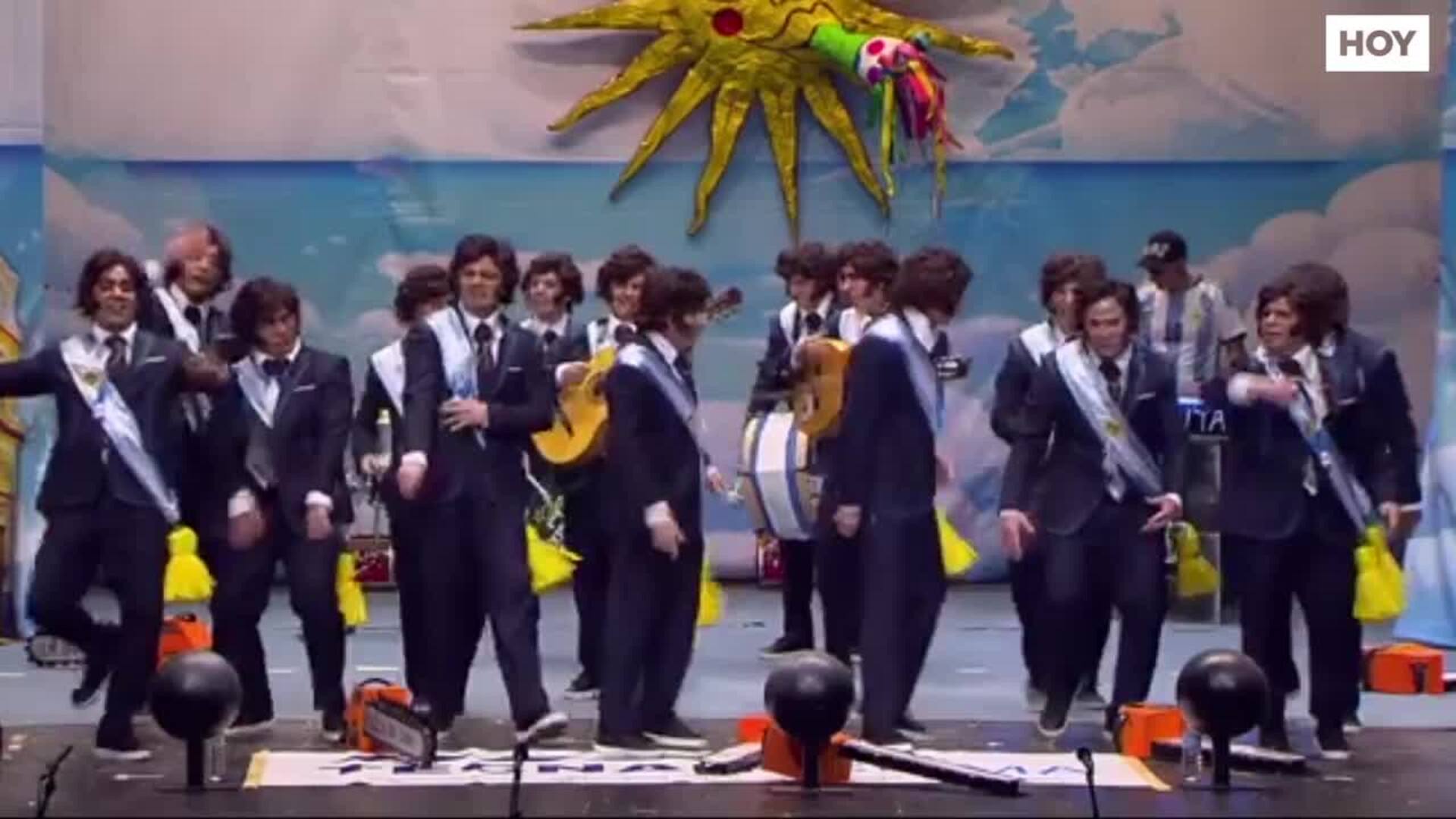 Murga De Turuta Madre en la Primera Semifinal del Concurso de Murgas de Badajoz 2025