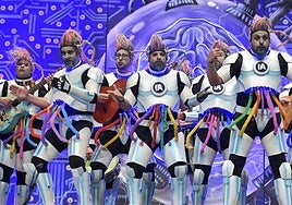 Marwan en el primer día de semifinales del Concurso de Murgas del Carnaval de Badajoz.