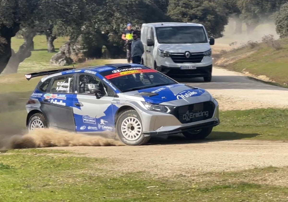 El excampeón de España Oriol Gómez y Andrés Blanco, en Arroyo.