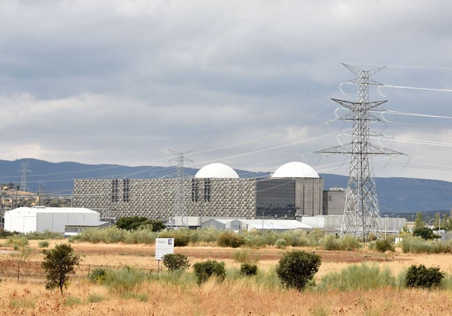 Vista parcial de la instalación extremeña, propiedad de Iberdrola, Endesa y Naturgy.