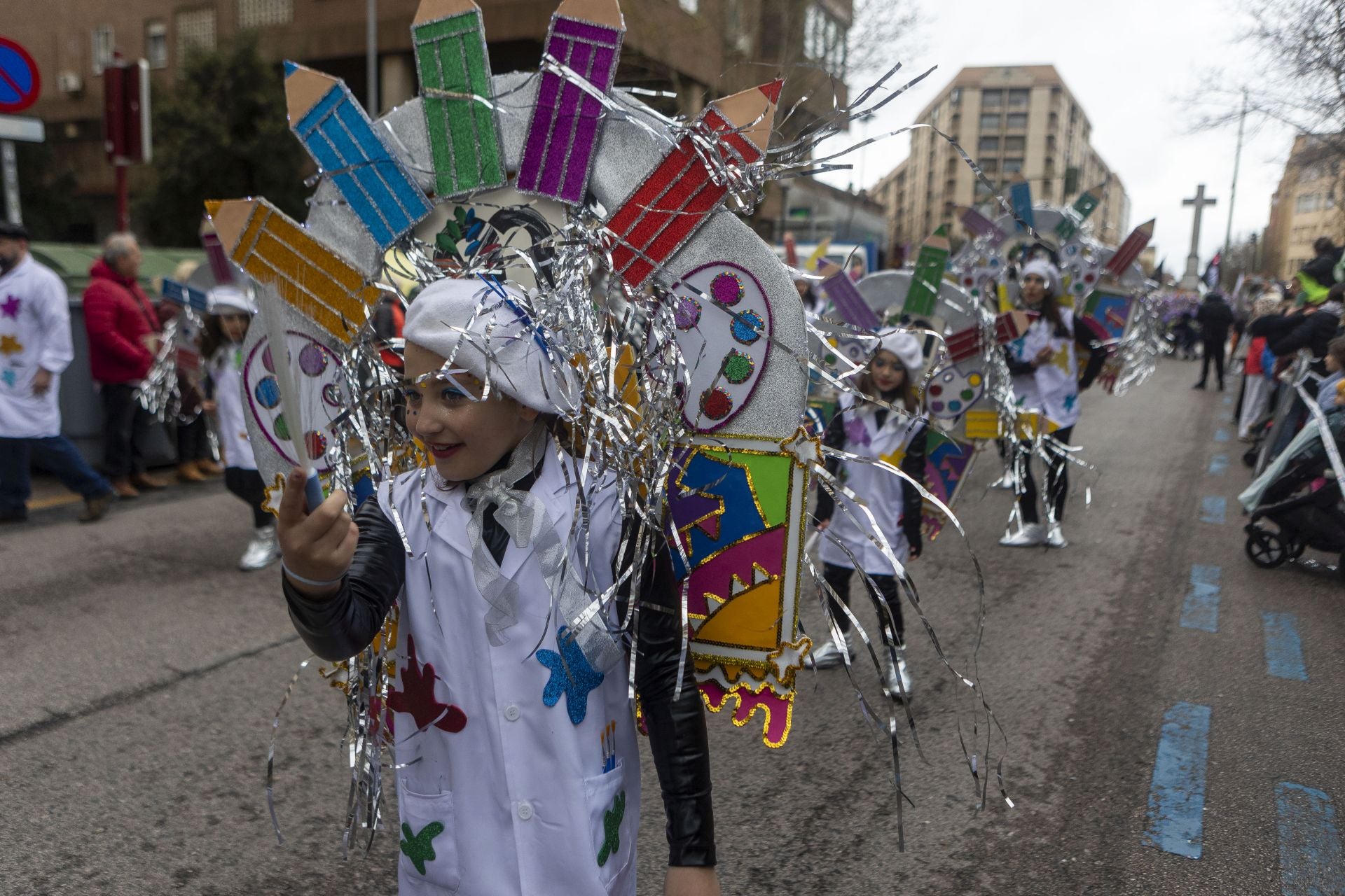 Las mejores imágenes del desfile matinal del domingo de Carnaval en Cáceres