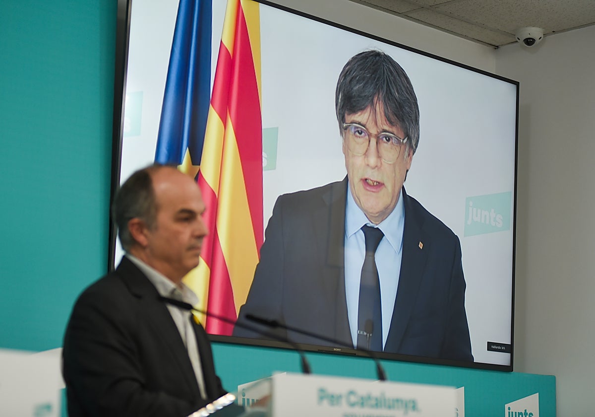 Puigdemont está en la frontera