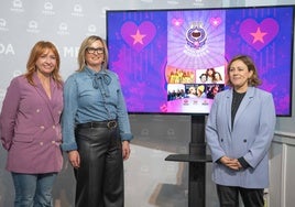 Lourdes Linares, Blanca Martín y Ana Aragoneses.