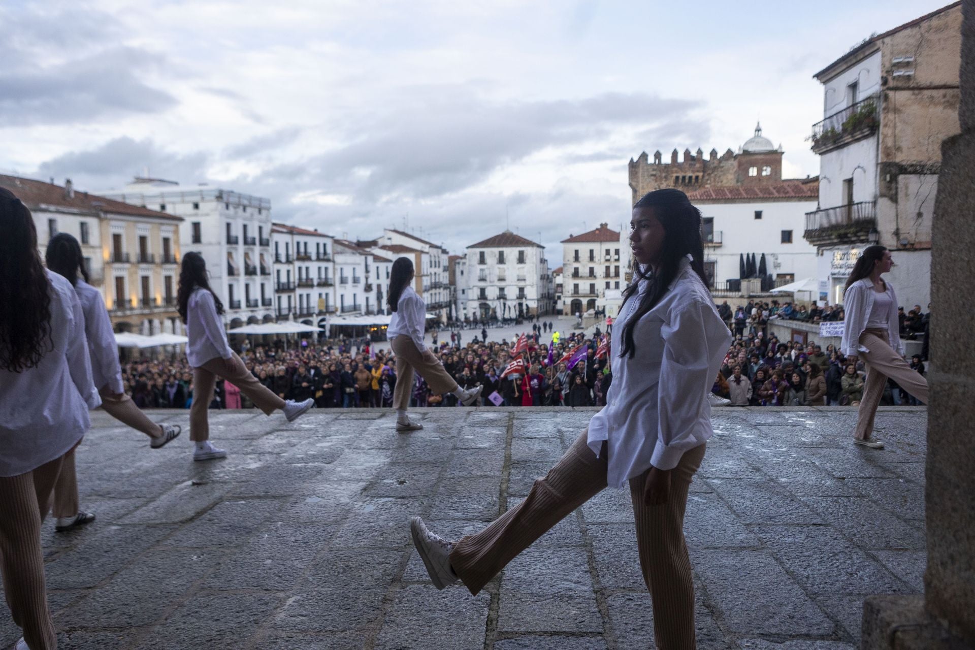 El 8M en Cáceres, en imágenes