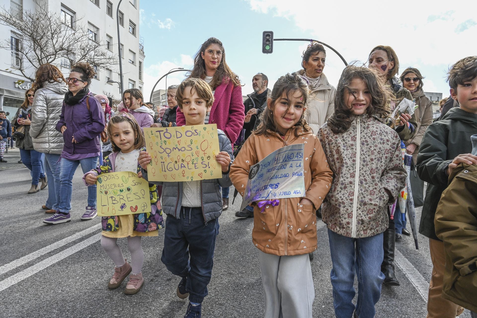 El 8M en Badajoz, en imágenes