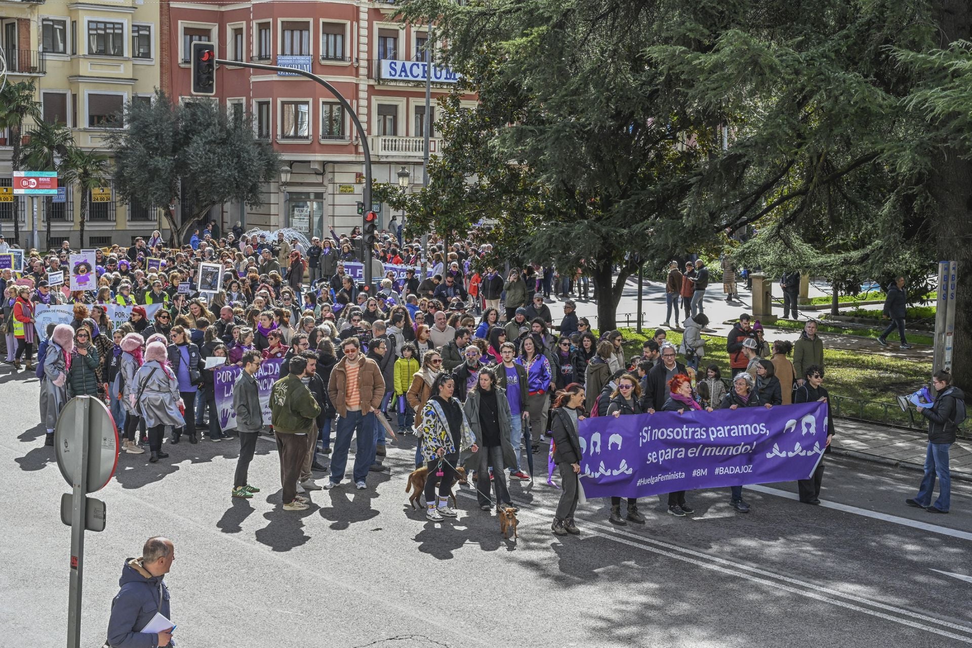 El 8M en Badajoz, en imágenes