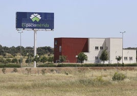 Expaciomérida, el polígono donde se ha reservado parcela para la planta electroquímica.