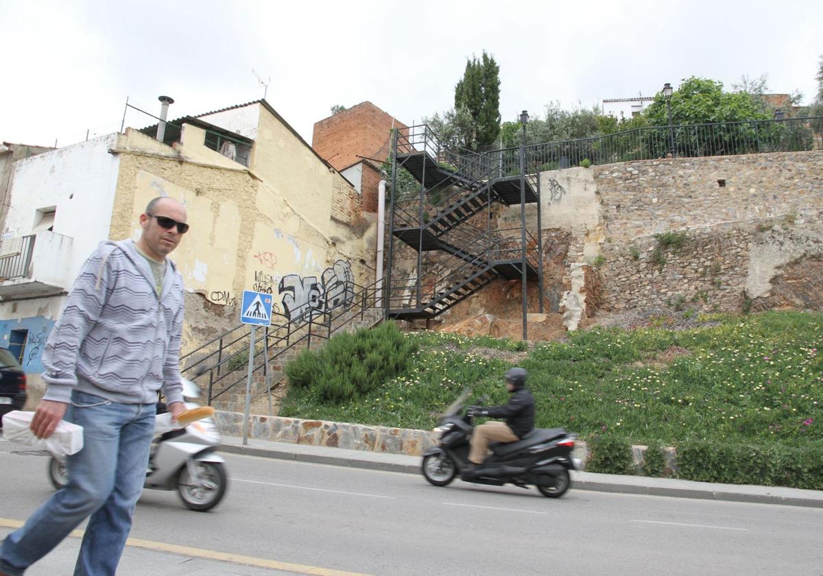 La escalera metálica se colocó en 2007 y solo estuvo operativa seis meses.