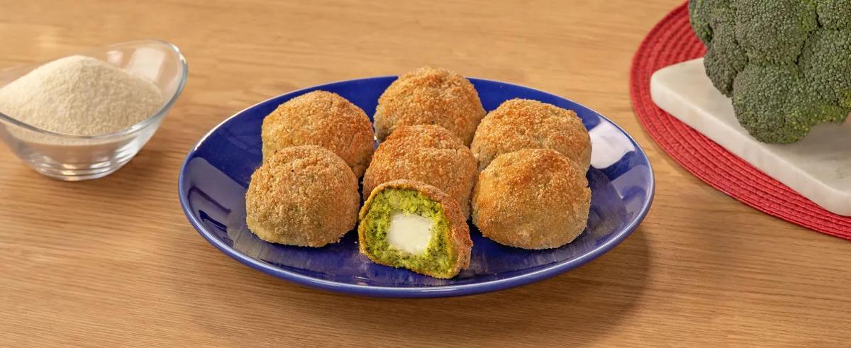 Croquetas caseras con queso y brócoli