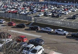 Vehículos estacionados.