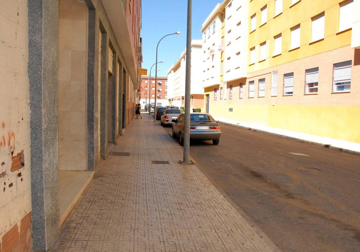 La calle de Las Moreras donde tuvo lugar uno de los atracos con navaja.