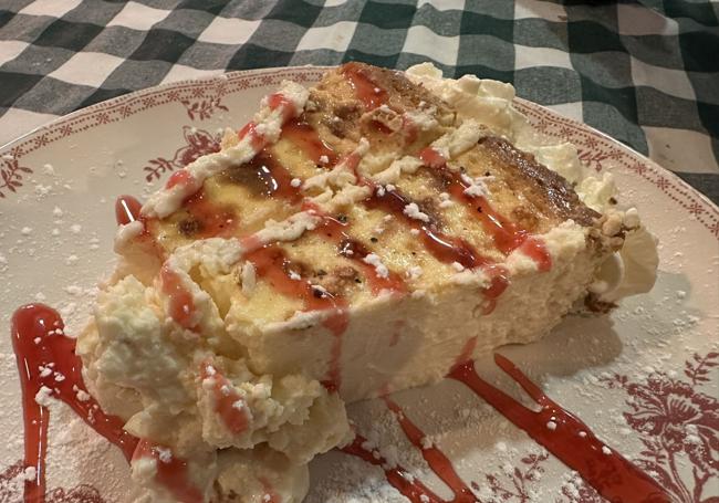 Tarta de queso.