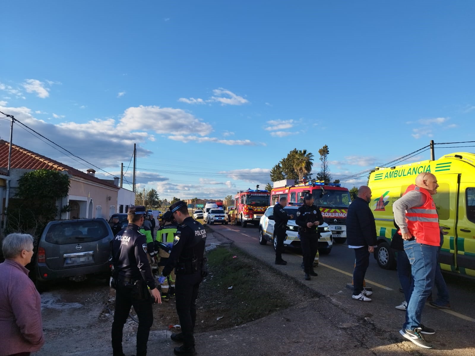 Fotos | Así ha quedado el vehículo accidentado en Badajoz