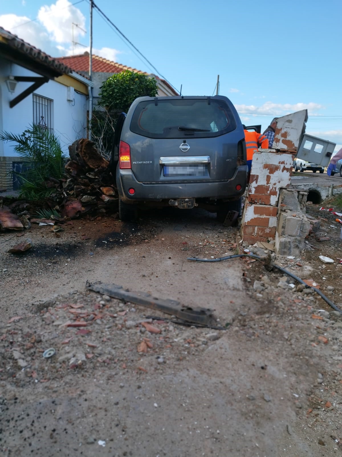 Fotos | Así ha quedado el vehículo accidentado en Badajoz