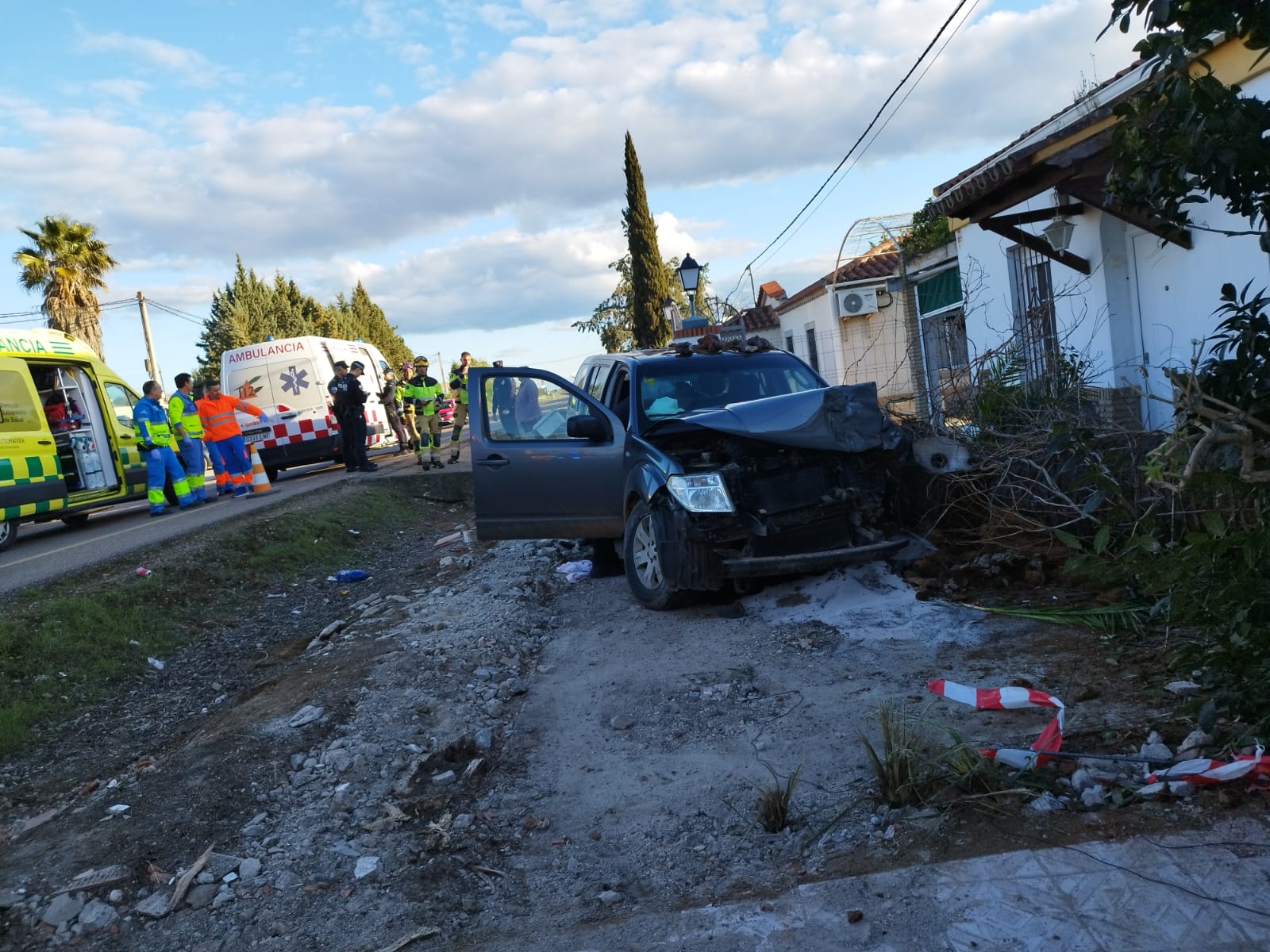 Fotos | Así ha quedado el vehículo accidentado en Badajoz