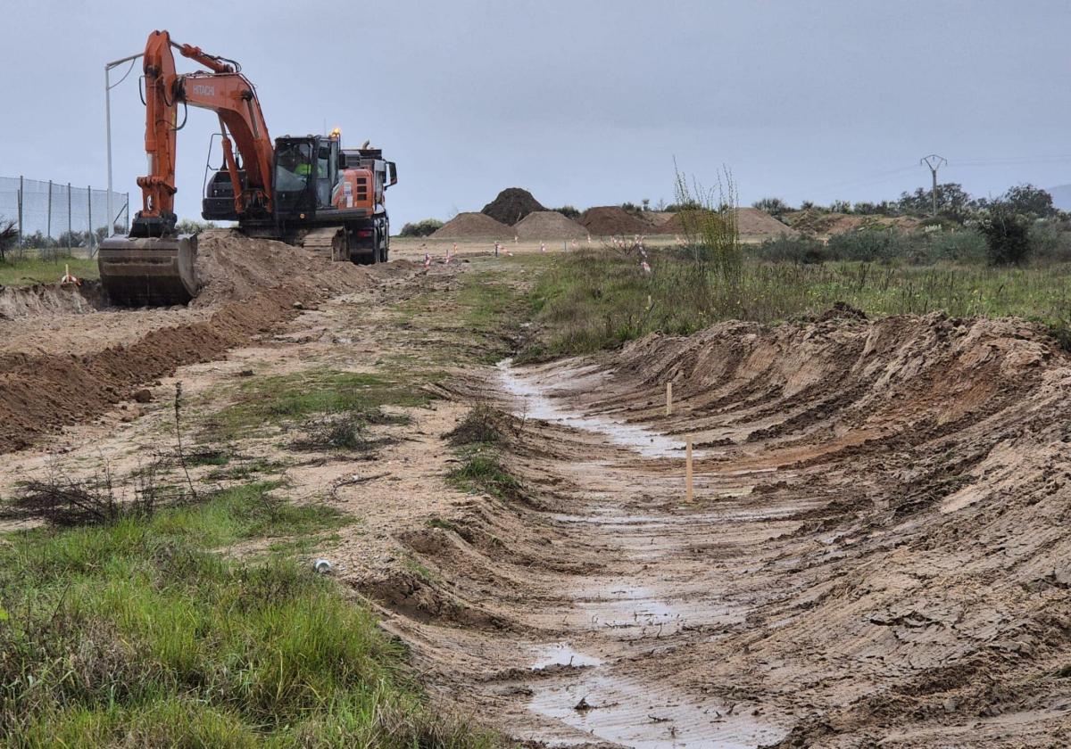 Obras de urbanización.