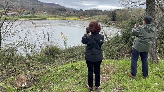 Balsa La Maricana, situada junto al polígono de Jarandilla de La Vera. Es la más grande de entre las varias que hay en la zona.