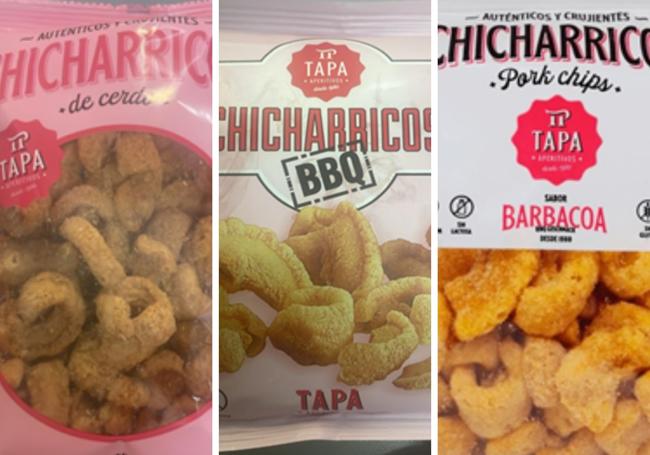 Productos afectados de la marca Aperitivos Tapa.