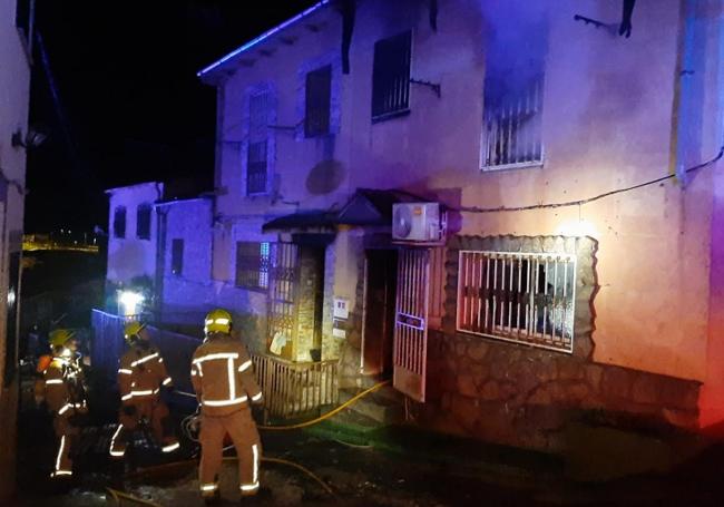 Casa de San Lázaro incendiada esta semana.