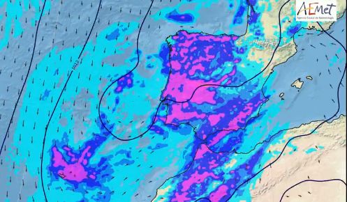 La borrasca Olivier amenaza el Domingo de Ramos con lluvia de barro