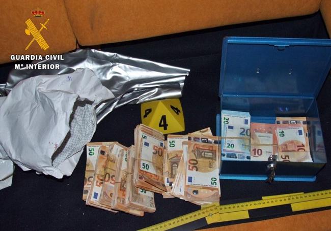 Dinero intervenido.