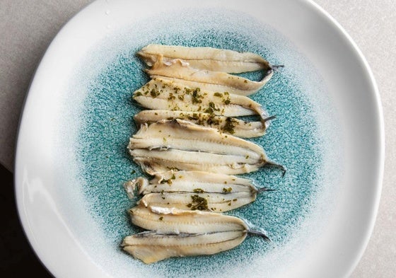 Imagen de archivo de un plato de boquerones