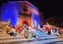 Representación de La Pasión de Cristo.