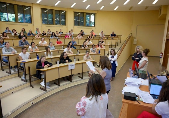 Oposiciones al cuerpo de profesores de Secundaria celebradas en junio de 2024.
