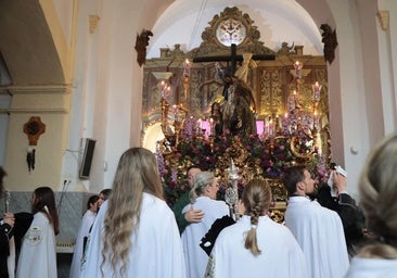Miércoles Santo de paraguas en Badajoz