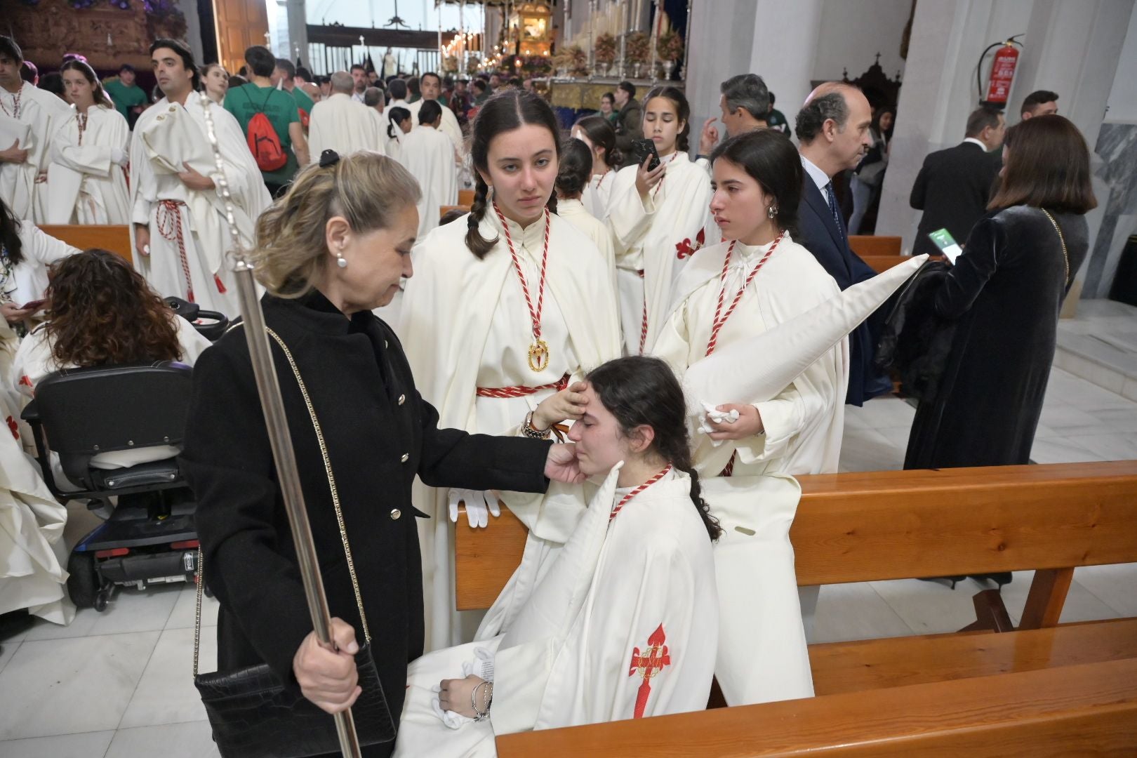 La suspensión del Santo Entierro de Badajoz, en imágenes
