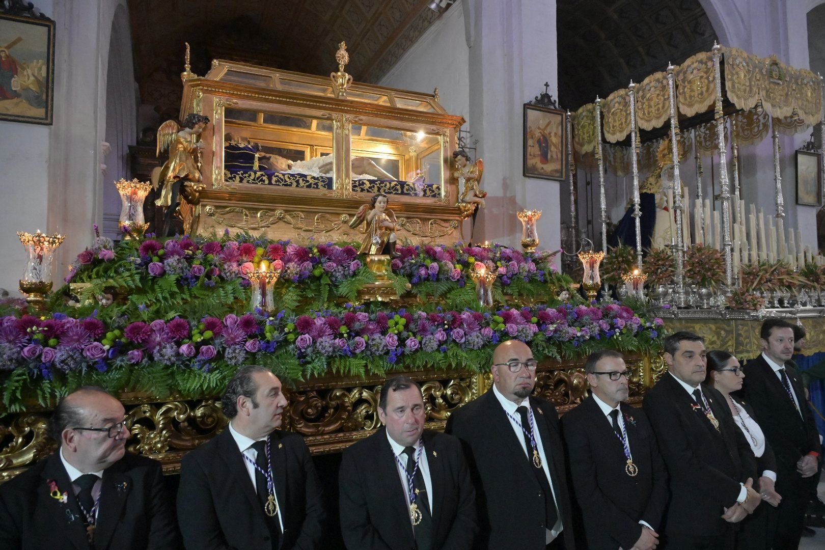 La suspensión del Santo Entierro de Badajoz, en imágenes