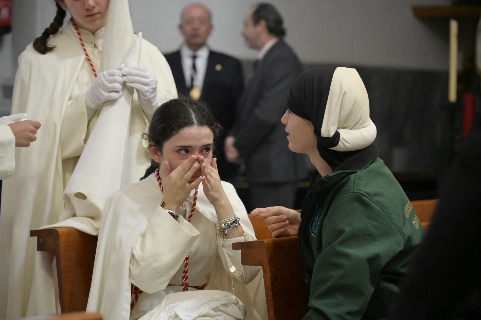 La suspensión del Santo Entierro de Badajoz, en imágenes