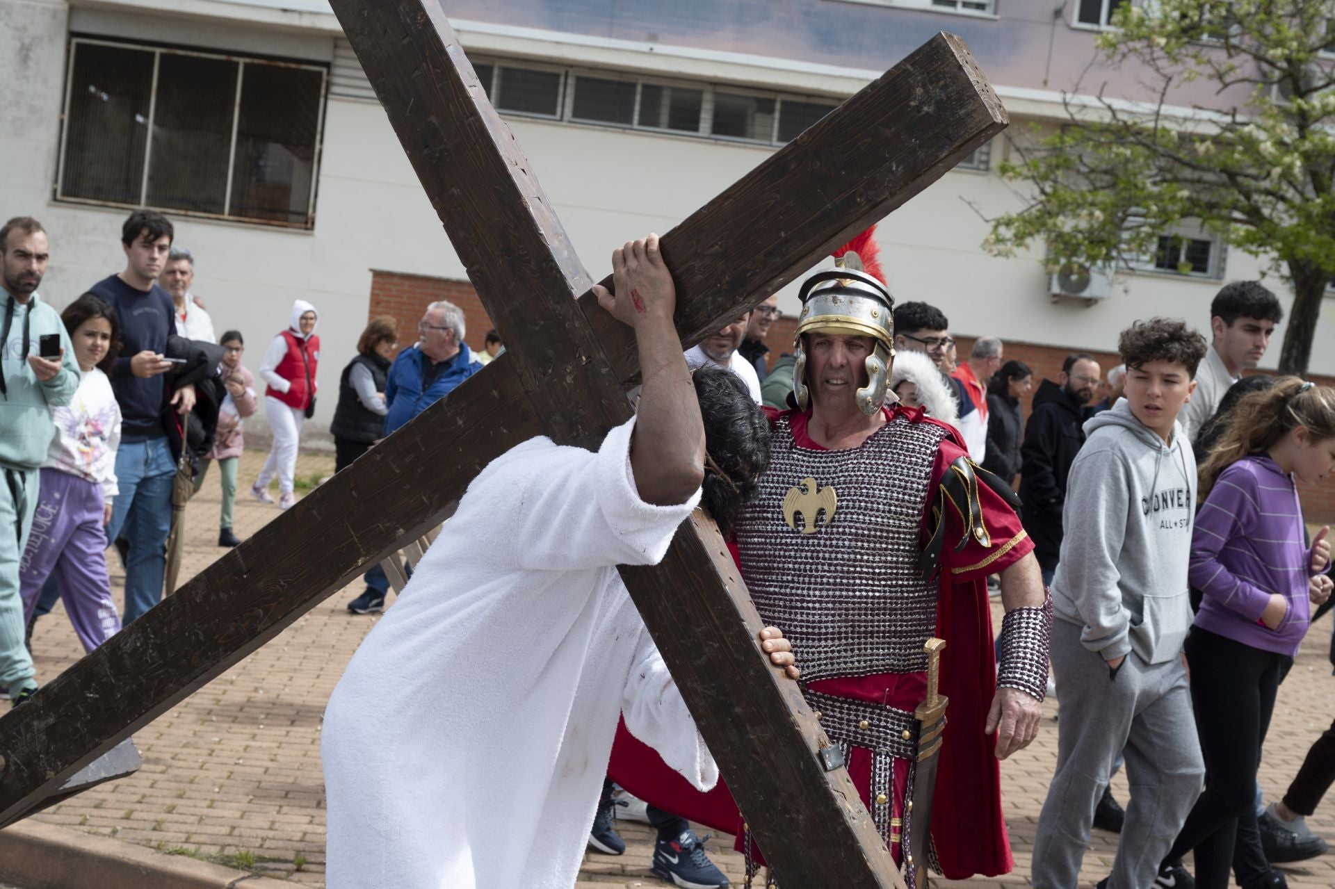 El viacrucis del Cerro de Reyes, en imágenes