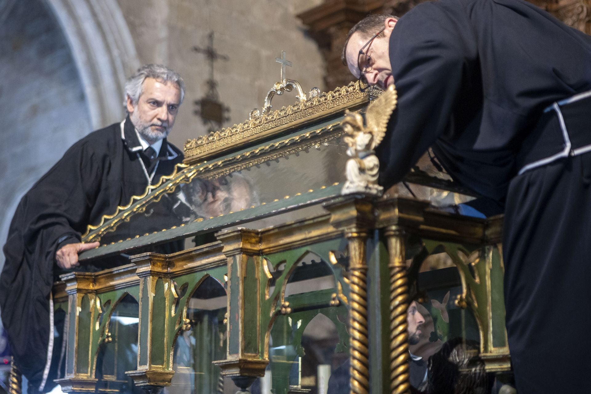 La suspensión del Santo Entierro de Cáceres, en imágenes