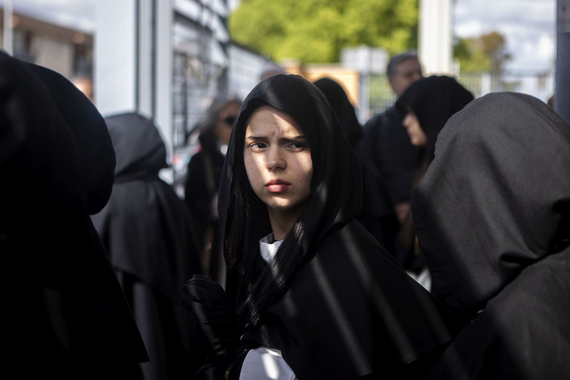 La procesión de la Cofradía del Cristo de la Victoria de Cáceres, en imágenes