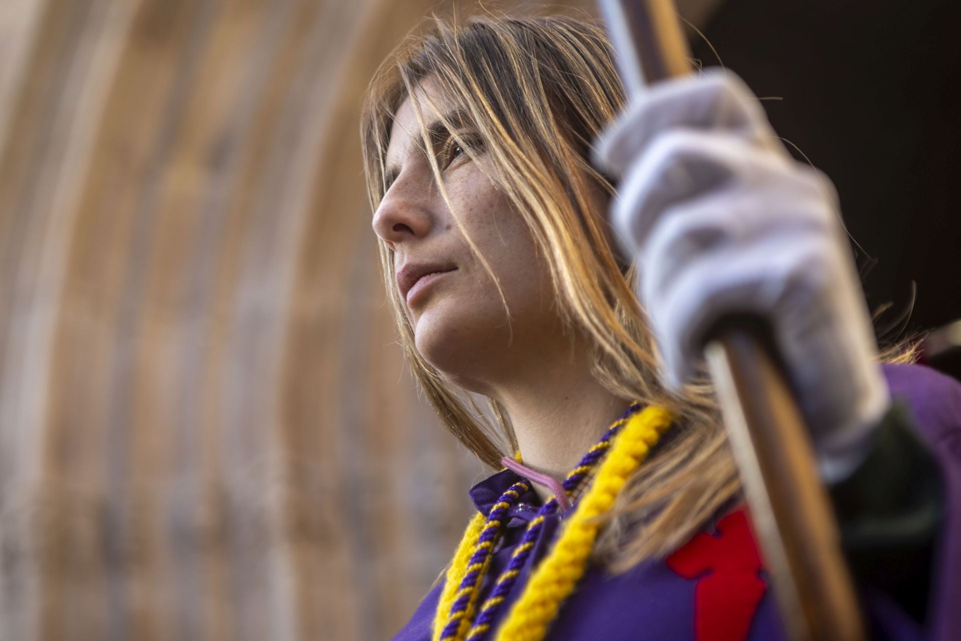 La procesión de la Cofradía de Batallas en Cáceres, en imágenes